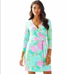 Lilly Pulitzer Meridan print wrap dress